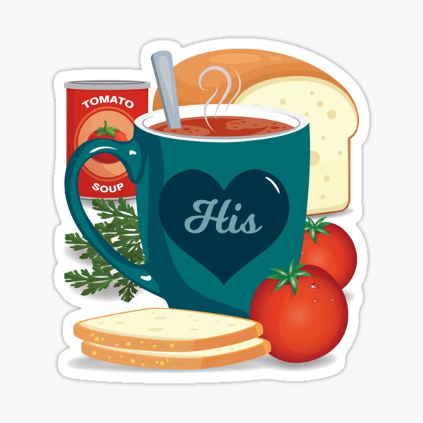 Item preview, Hot Mug of Soup HIS - TEAL designed and sold by JazzyFX.