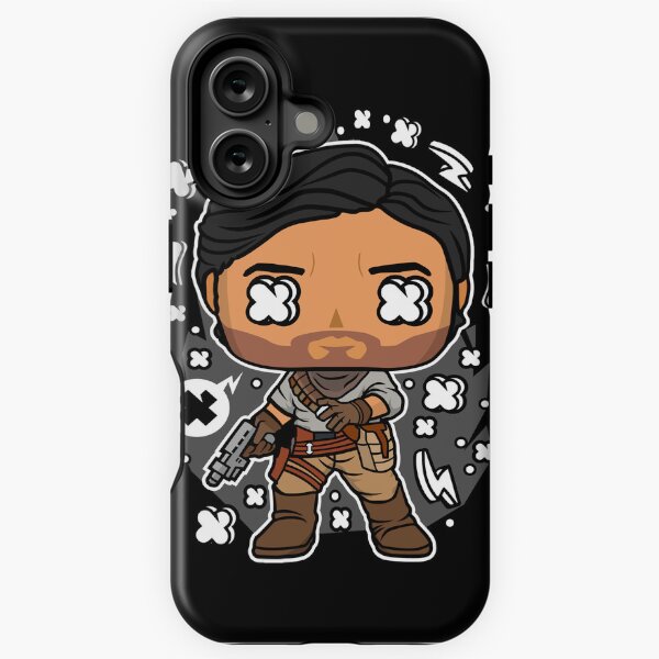 Vista previa del artículo con la obra «Estilo de arte chibi de Poe Dameron», diseñado y vendido por mafiatees-intl.