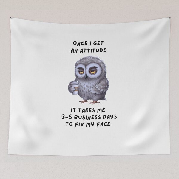 Item preview, Bird Once I Get An Attitude Coffee- Funny It Takes Me 3 5 Business Days  designed and sold by Run to Creations.
