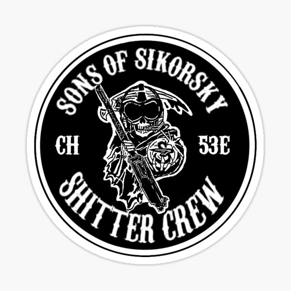 Item preview, Sons of Sikorsky - Shitter Crew - Crew Chief CH-53E designed and sold by Rotorhead Designs.