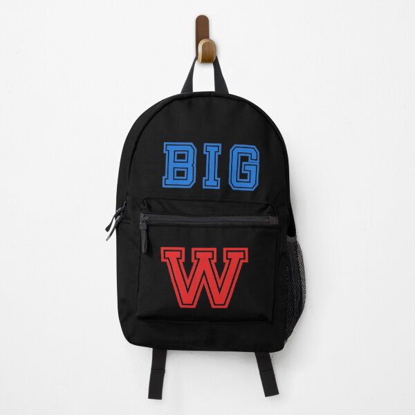 Item preview, "Big W" in blue and red designed and sold by PariSeine.