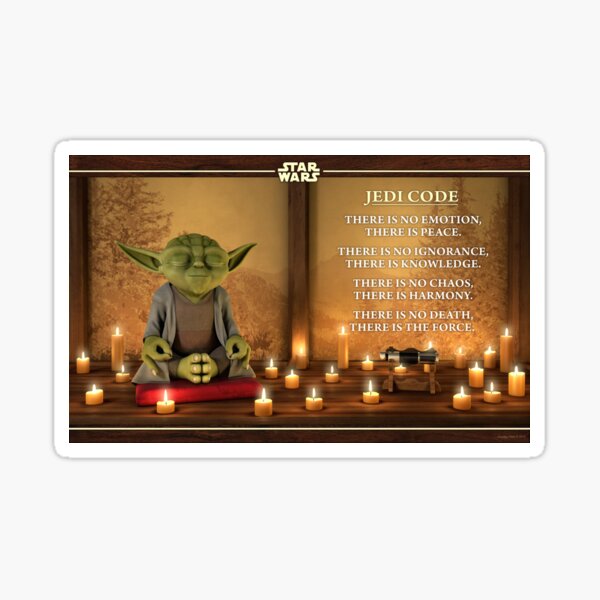 Vista previa del artículo con la obra «Código Jedi», diseñado y vendido por Péter Kondás.