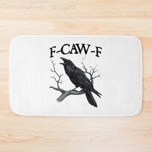 Item preview, Black Crow F Caw F Funny Black Bird designed and sold by FantasyFablesC.