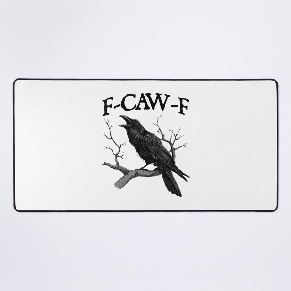 Item preview, Black Crow F Caw F Funny Black Bird designed and sold by FantasyFablesC.