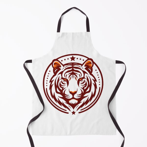 Item preview, Red Majestic Tiger Emblem – Fierce and Bold Design designed and sold by FunnehGacha.