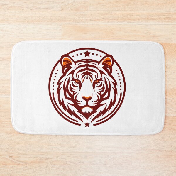 Item preview, Red Majestic Tiger Emblem – Fierce and Bold Design designed and sold by FunnehGacha.