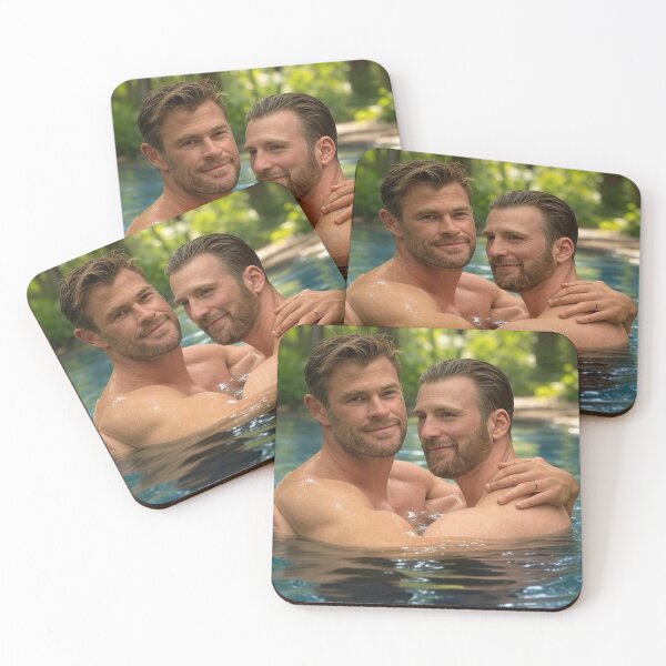 Item preview, chris hemsworth and chris evans together designed and sold by Estiny-1993.
