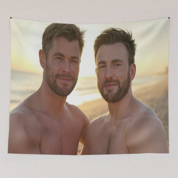 Item preview, chris hemsworth and chris evans  designed and sold by Estiny-1993.