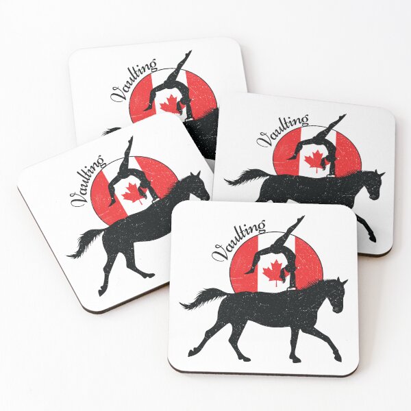 Item preview, Vintage Horse Vaulting Sport Canada Flag designed and sold by dass-art.