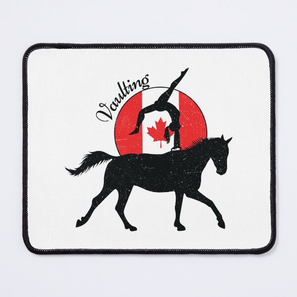 Item preview, Vintage Horse Vaulting Sport Canada Flag designed and sold by dass-art.