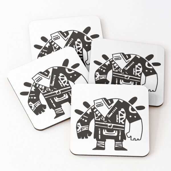Item preview, Tribal Warrior Doodle Art – Black & White Illustration designed and sold by VentoPrintic788.
