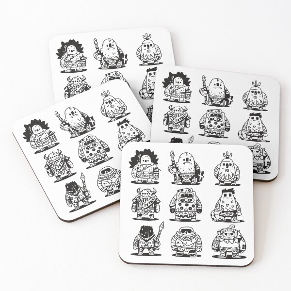 Item preview, Tribal Warrior Doodle Art – Black & White Illustration designed and sold by VentoPrintic788.
