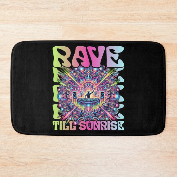 Item preview, RAVE TILL SUNRISE techno dancing party trance techno psytrance music designed and sold by Jt41.