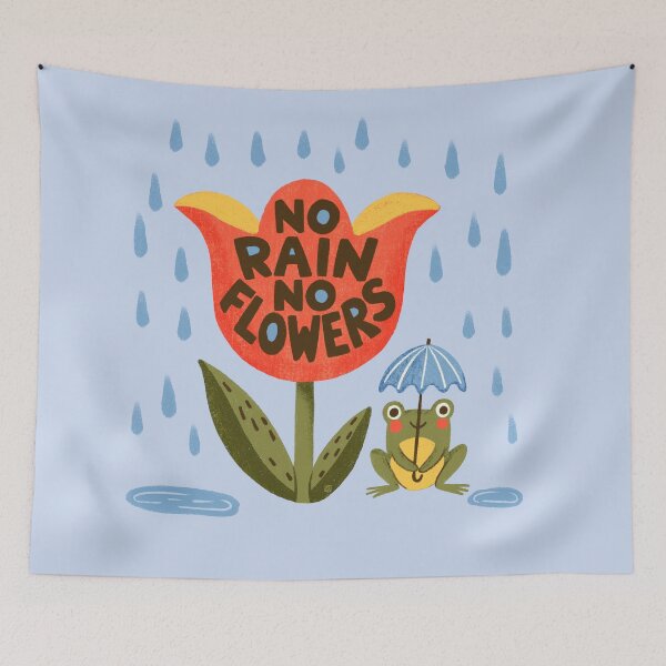 Item preview, No rain no flowers designed and sold by Itouchedabee.