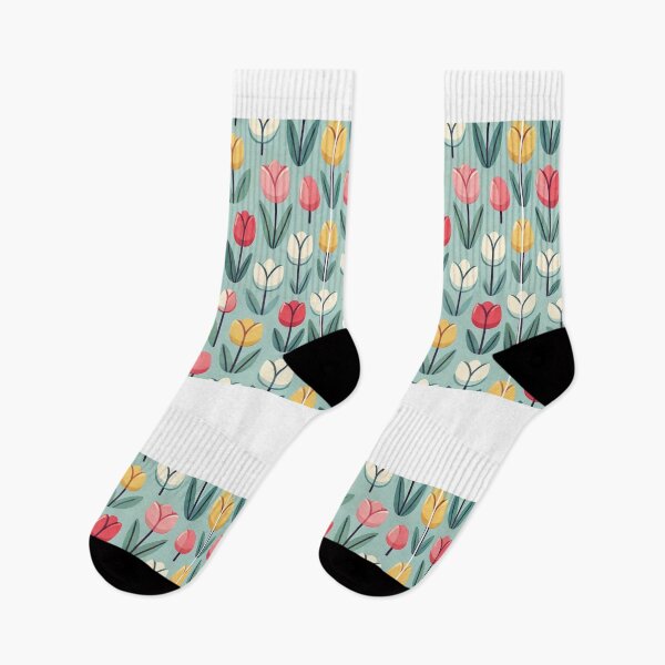 Item preview, Cute Minimal Tulips Pattern designed and sold by Blason.