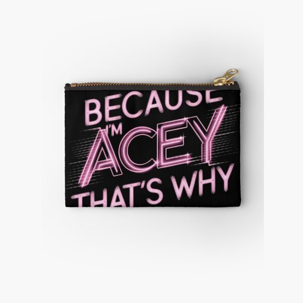 Item preview, Because I'm Acey: A Neon Cyberpunk Statement designed and sold by SztylishDesigns.