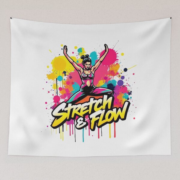 Item preview, Stretch & Flow – Graffiti Yoga Street Art Design designed and sold by ARTReMi.