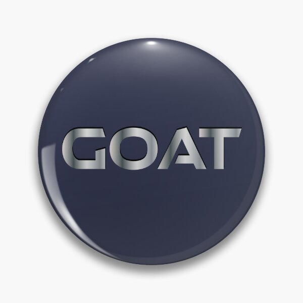 Item preview, GOAT Greatest Of All Time Cool Metal Effect designed and sold by CreativeBridge.