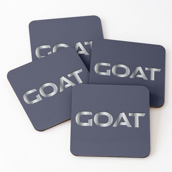 Item preview, GOAT Greatest Of All Time Cool Metal Effect designed and sold by CreativeBridge.