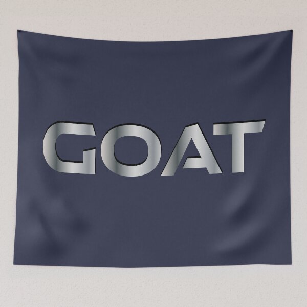 Item preview, GOAT Greatest Of All Time Cool Metal Effect designed and sold by CreativeBridge.