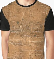 Map Of Jamestown 1856 Graphic T-Shirt