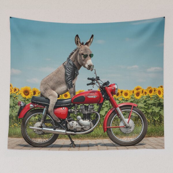 Item preview, Donkey on motorbike  designed and sold by Md1982.