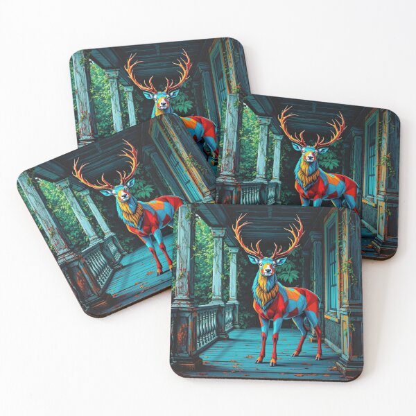 Item preview, Stag at Dusk designed and sold by HabitableMoons.