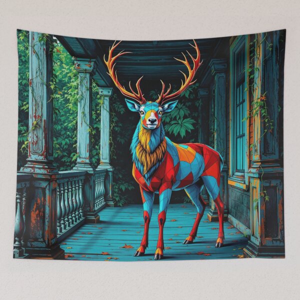 Item preview, Stag at Dusk designed and sold by HabitableMoons.