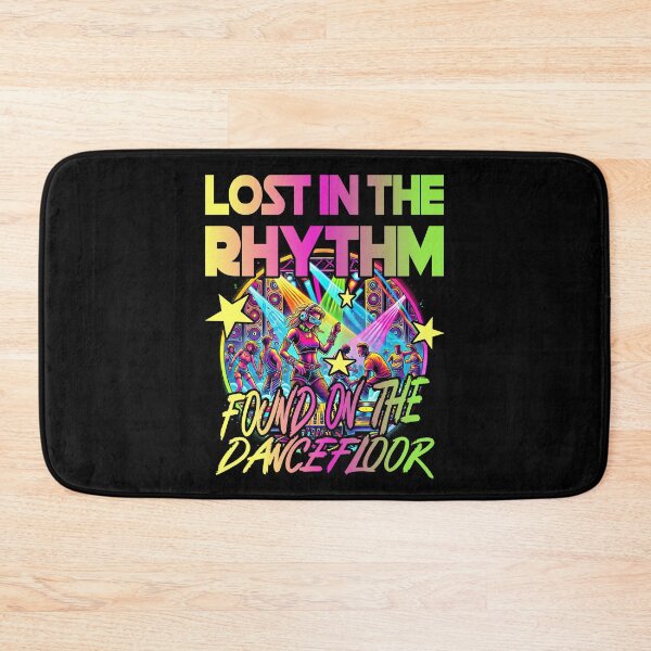 Item preview, LOST IN THE RHYTHM FOUND ON THE DANCE FLOOR disco techno party design  designed and sold by Jt41.
