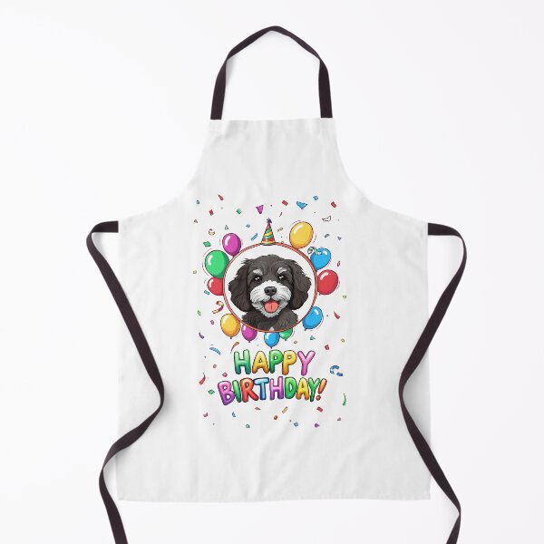 Item preview, Birthday Cavapoo Cavoodle - Black and White - Happy Birthday! designed and sold by wotsthis.