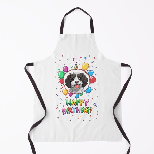 Item preview, Birthday Cavapoo Cavoodle - Black and White - Happy Birthday! designed and sold by wotsthis.