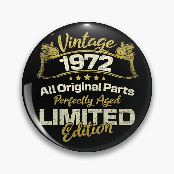 Item preview, Funny Vintage Birthday 1972 Limited Edition All Original Parts designed and sold by dass-art.