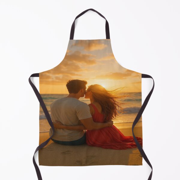 Item preview, "Wrapped in Sunset Love – Soulful Embrace at the Edge of the World" designed and sold by SoulPrints by Beata.
