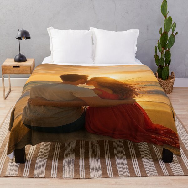 Item preview, "Wrapped in Sunset Love – Soulful Embrace at the Edge of the World" designed and sold by SoulPrints by Beata.