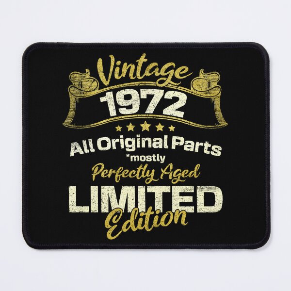 Item preview, Funny Vintage Birthday 1972 Limited Edition designed and sold by dass-art.