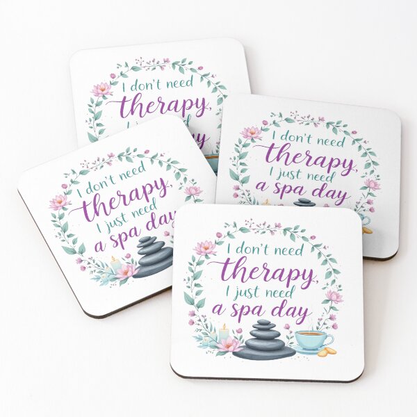 Item preview, I Don’t Need Therapy, I Just Need a Spa Day - Relaxation Quote Design for Stress Relief Lovers designed and sold by IM Hunter.