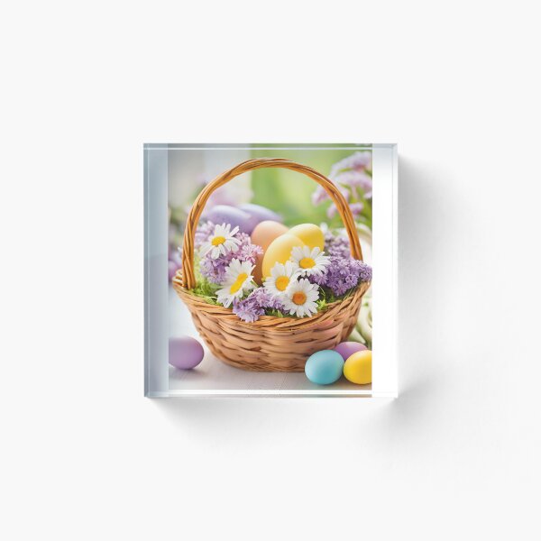 Item preview, Spring Flowers and Easter Basket designed and sold by lanasworld.