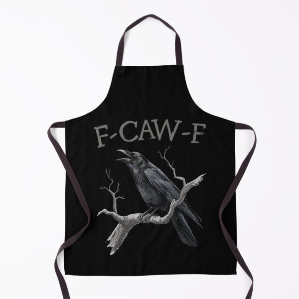 Item preview, F Caw F Funny Black Bird Black Crow Retro designed and sold by FantasyFablesC.