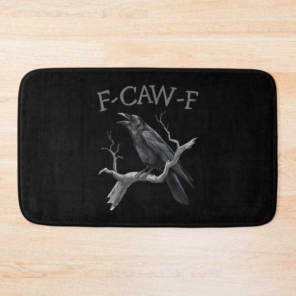 Item preview, F Caw F Funny Black Bird Black Crow Retro designed and sold by FantasyFablesC.
