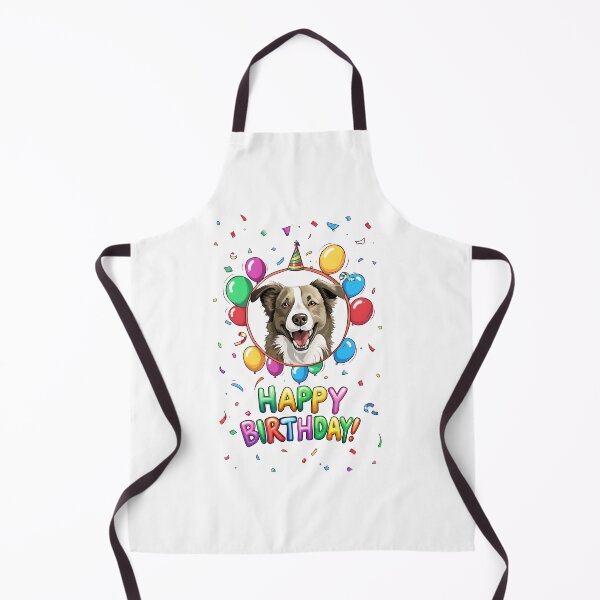 Item preview, Birthday Border Collie - Wheaton - Happy Birthday! designed and sold by wotsthis.