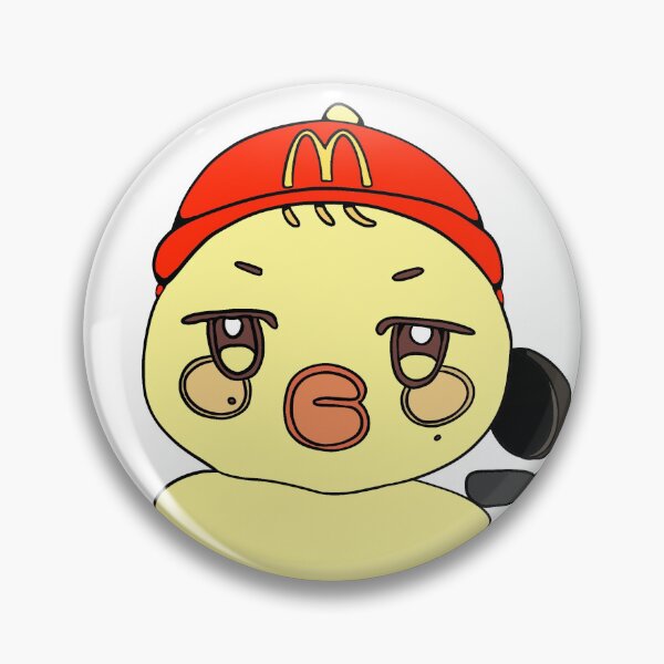 Item preview, ANITEEZ bbyongMING mcdonalds worker sticker designed and sold by mochiirum.