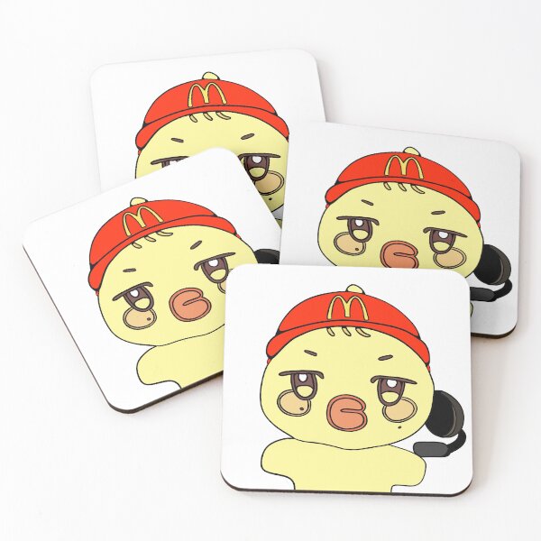Item preview, ANITEEZ bbyongMING mcdonalds worker sticker designed and sold by mochiirum.