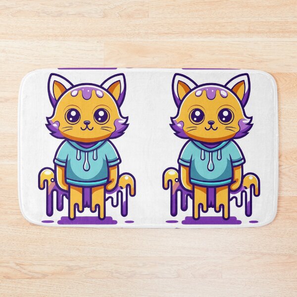 Item preview, Abstract violet cat designed and sold by HorizonStores.