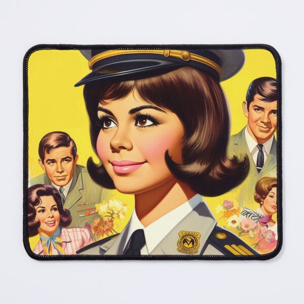 Item preview, Vintage Uniform Pin-up designed and sold by PulpVintage.