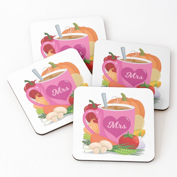 Item preview, Hot Mug of Soup MRS - PINK designed and sold by StellarFX.