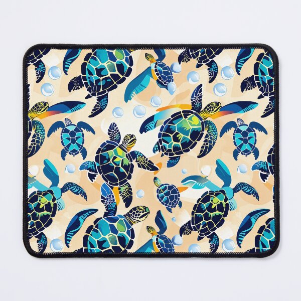 Item preview, Swimming Turtles Underwater Pattern designed and sold by ArtDzignsZA.