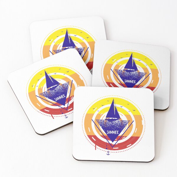 Item preview, "Sunset Voyage: Sailing into Summer Bliss designed and sold by HebHenderson.
