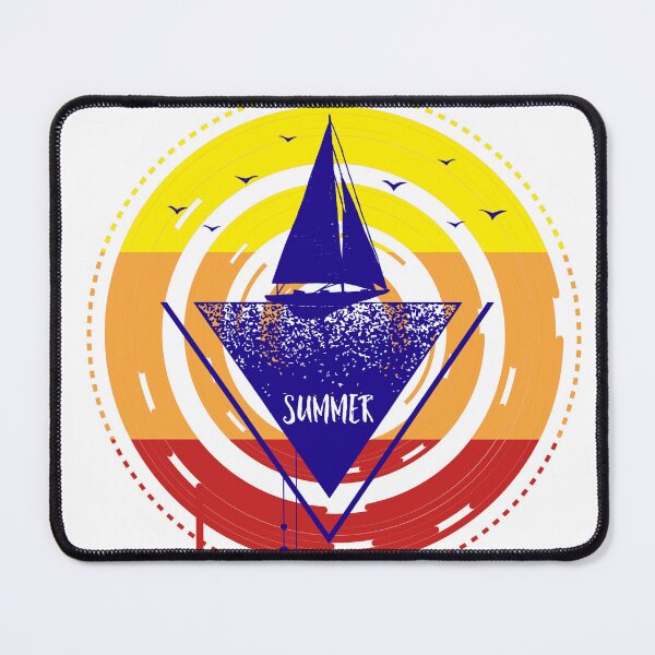 Item preview, "Sunset Voyage: Sailing into Summer Bliss designed and sold by HebHenderson.