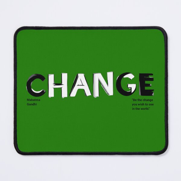 Item preview, Mahatma Gandhi - Be the change you wish to see in the world. designed and sold by nature. electrified..