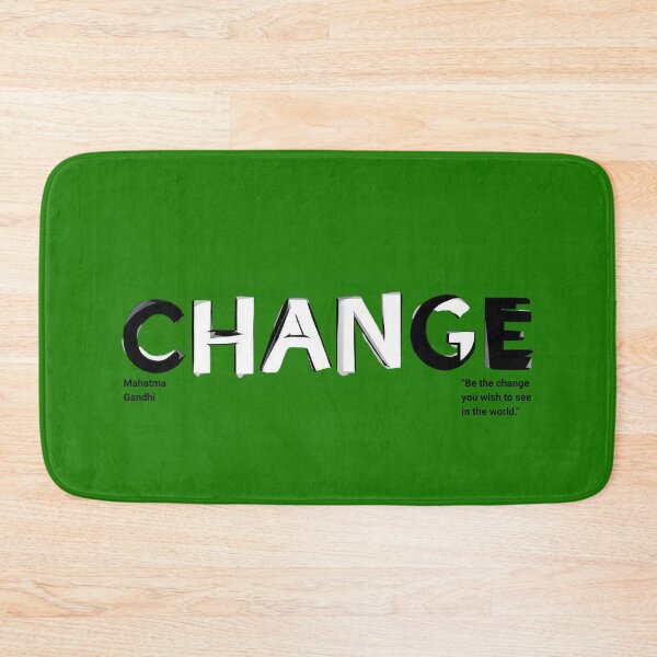 Item preview, Mahatma Gandhi - Be the change you wish to see in the world. designed and sold by nature. electrified..